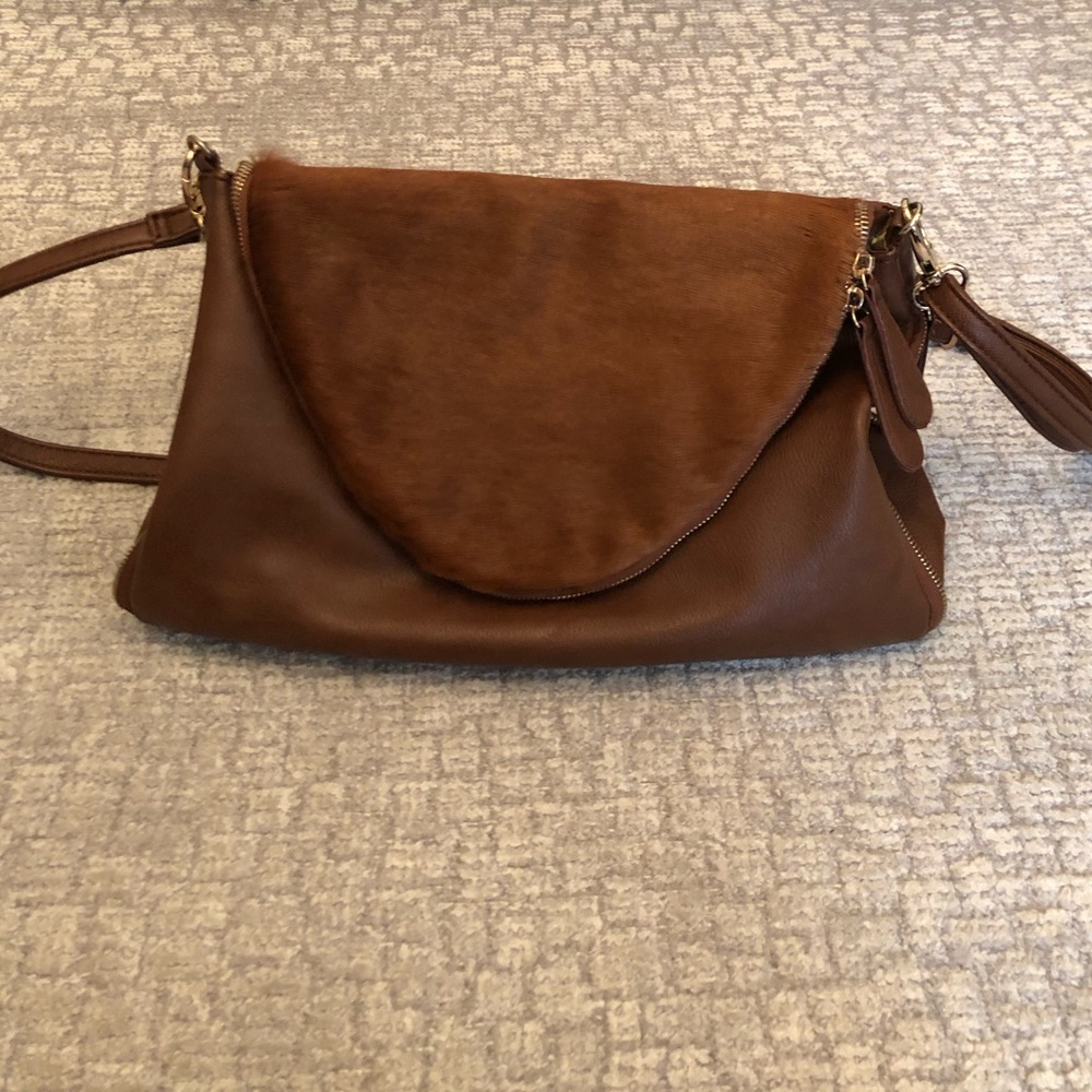 Calf Hair & Vegan Leather Bag - Picture 7 of 8